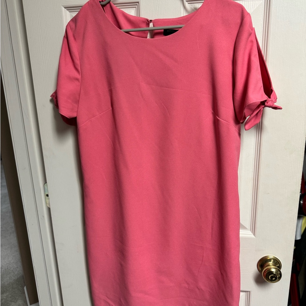 Banana Republic Chic Pink Short Sleeve Dress